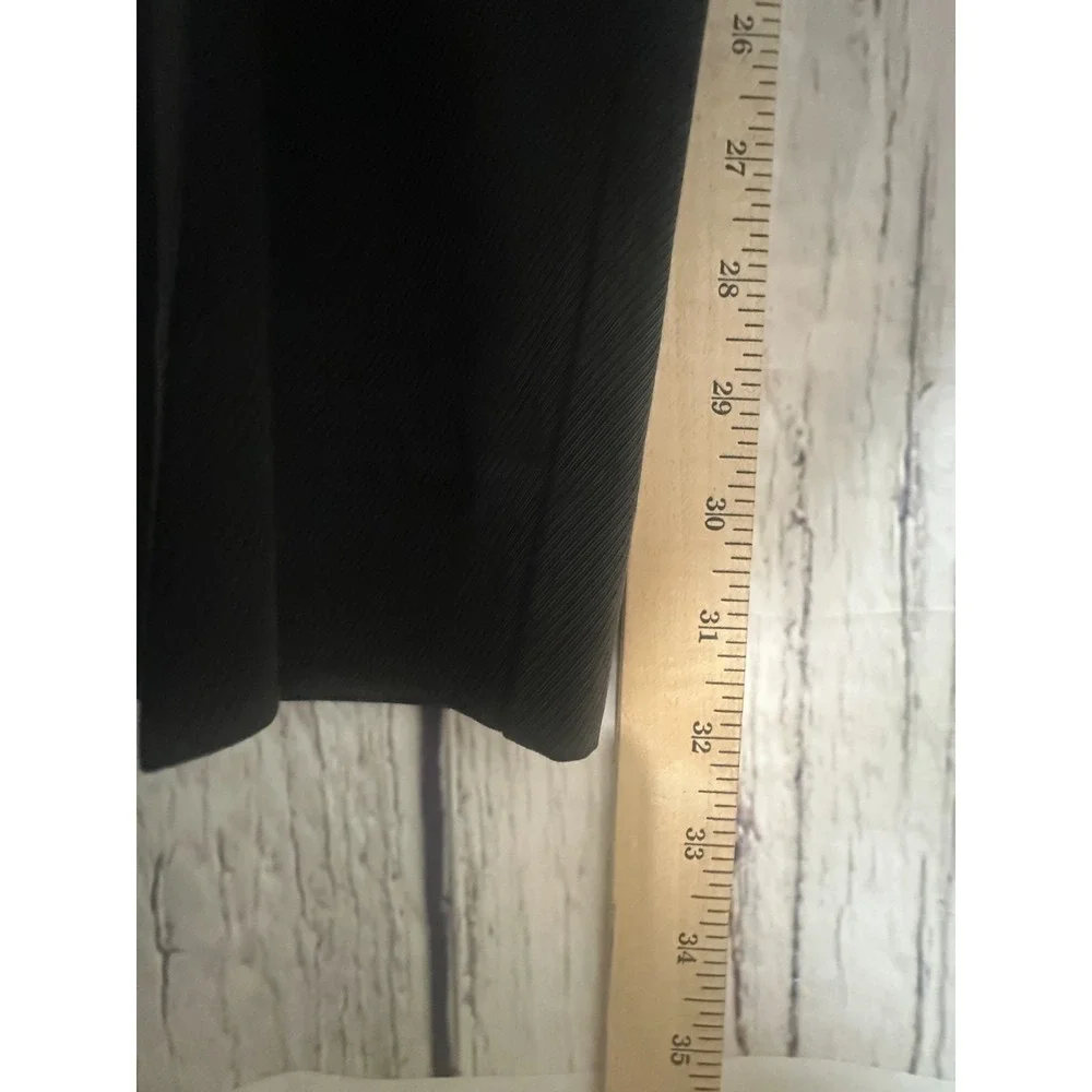 Tommy Bahama 90% Silk, 10% Cotton Blend Pants Mens 38x32 Black‎ Twill Soft Touch